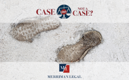 Trip and fall in heels on concrete